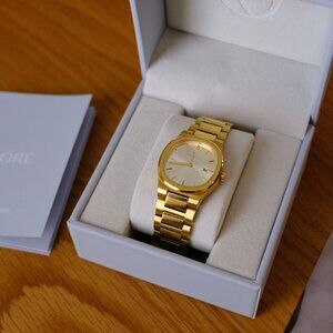 Nuamore Oceana Women's Watch, Gold Wave